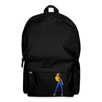 ballerina ballett dance dancer tanz taenzer yoga60 - Rucksack - Schwarz - Vorne