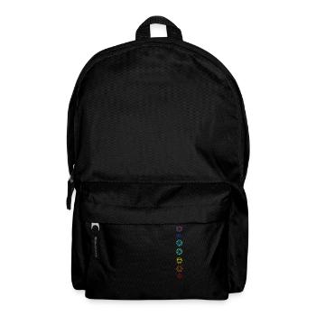 Sieben Chakren - Rucksack - Schwarz - Vorne