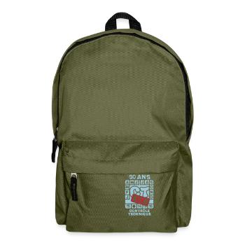 30 ans controle technique anniversaire - Sac à dos - vert olive - Devant