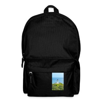 Lighthouse at Cape Reinga (Te Rerenga Wairua) New - Backpack - black - Front