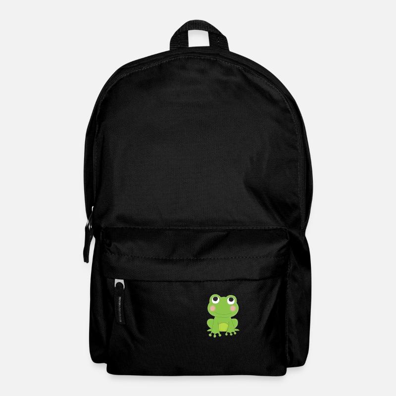 Frosch - Rucksack - Schwarz