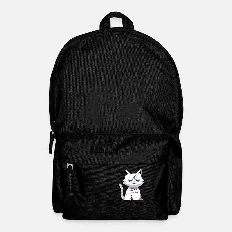 Chat en colère - Sac à dos - noir