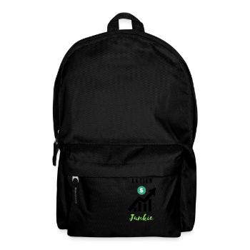 Aktien Junkie 1 - Rucksack - Schwarz - Vorne