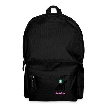 Aktienjunkie 3 - Rucksack - Schwarz - Vorne