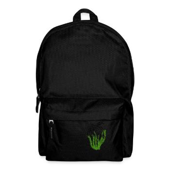 Schildkröte abstrakt - Rucksack - Schwarz - Vorne