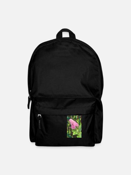 Fleur rose - Sac à dos - noir
