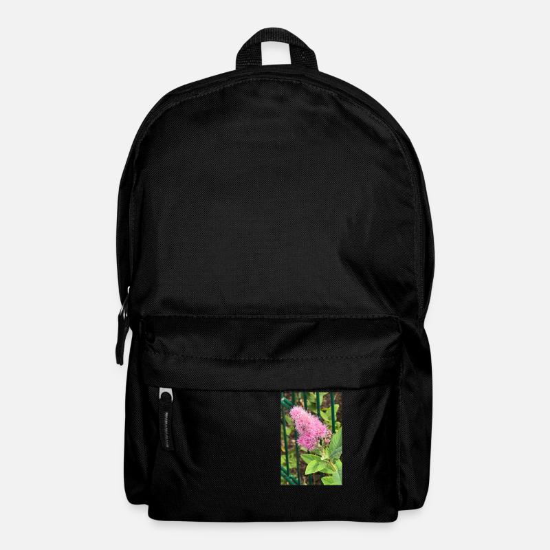 Fleur rose - Sac à dos - noir