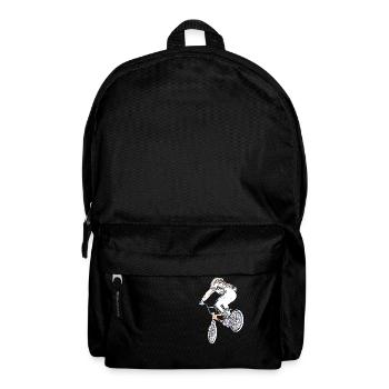 BMX Race Racing Mountainbike Motocross - Rucksack - Schwarz - Vorne