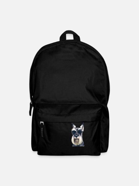 Miniature Schnauzer - Sac à dos - noir