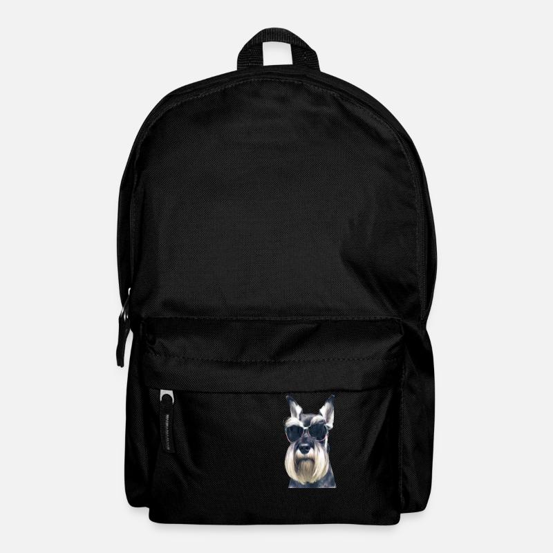 Miniature Schnauzer - Sac à dos - noir