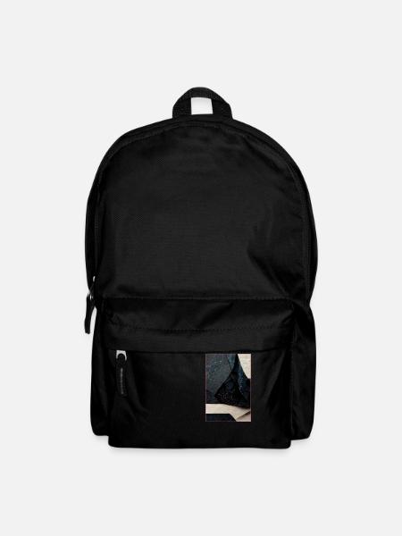 Abstract Black White - Rucksack - Schwarz