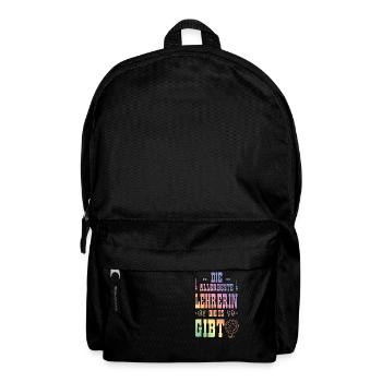 Allerbeste Lehrerin - Rucksack - Schwarz - Vorne