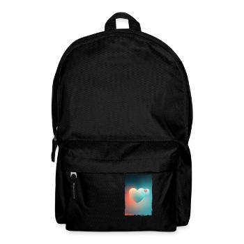 Love Illustration Minimalist Design - Backpack - black - Front