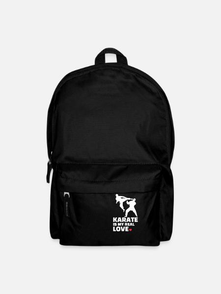 Ich Liebe Karate - Rucksack - Schwarz