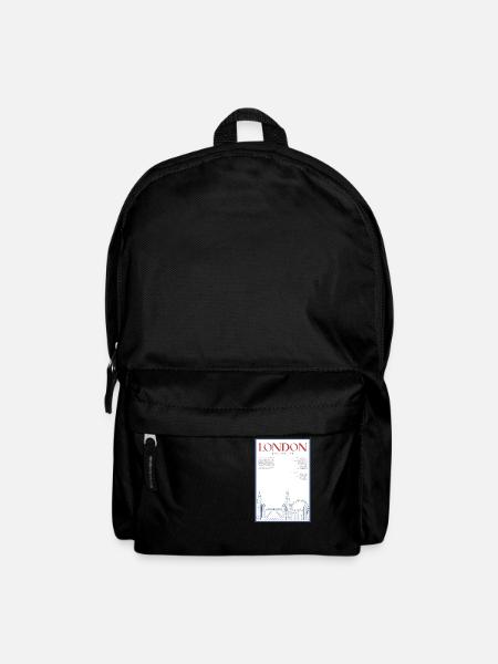 London - Rucksack - Schwarz