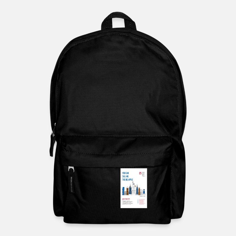 New York - Rucksack - Schwarz