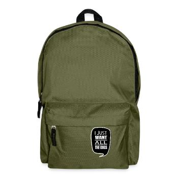 beagle daddy owner birthday present birthday - Backpack - olive green - Front