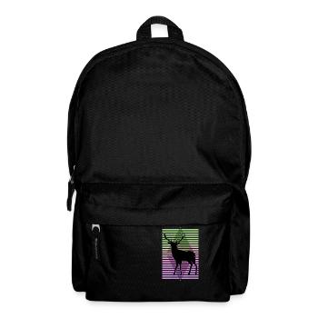 Hirsch - Rucksack - Schwarz - Vorne