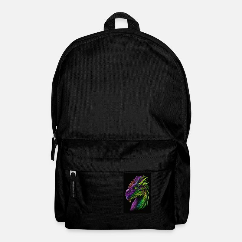 dragon couleurs - Sac à dos - noir