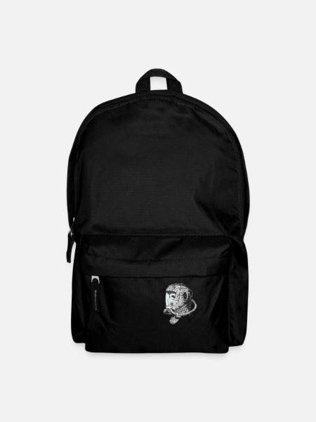 Old Space Helmet monochromatic - Backpack - black
