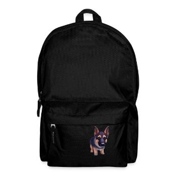 Dog Owner German Shepherd Puppy - Backpack - black - Front