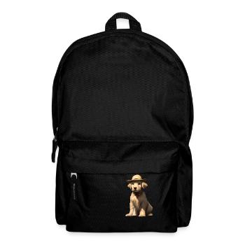 Dog owners Golden Retriever puppy dogs - Backpack - black - Front