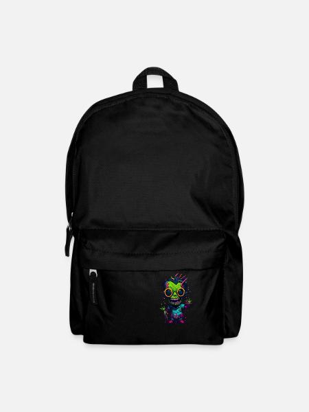 Colorful cool zombie - Backpack - black