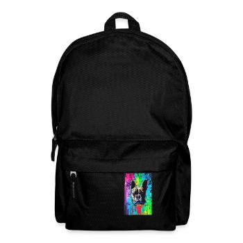 Modern Pop Art Print | colorful | French Bulldog - Backpack - black - Front