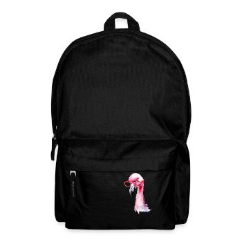 Milau der rosa Flamingo - Rucksack - Schwarz - Vorne