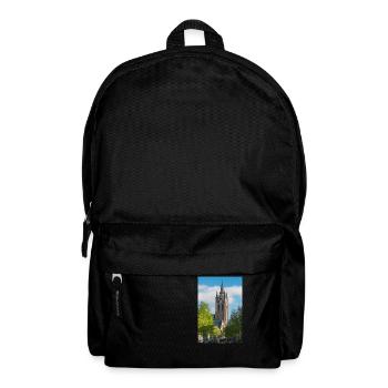 Old Church (Oude Kerk) in Delft Netherlands - Backpack - black - Front
