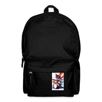 Schlagzeugerin #1 - Rucksack - Schwarz - Vorne