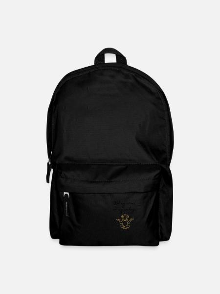Not my circus, not my monkeys Mantra lustig - Rucksack - Schwarz