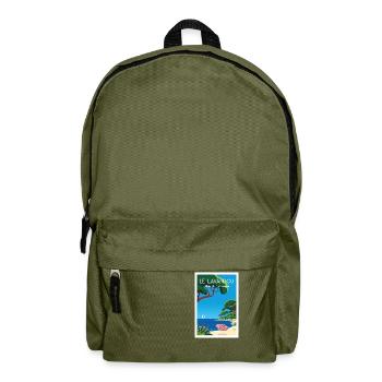 LE LAVANDOU PRAMOUSQUIER - Sac à dos - vert olive - Devant