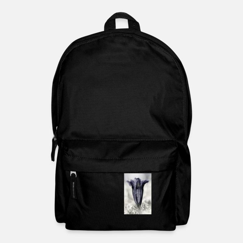Enzian im Detail - Rucksack - Schwarz