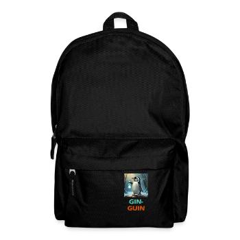Pinguin lustiger Wortspiel & Party - Rucksack - Schwarz - Vorne