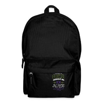 Statement Chihuahua Alcohol Excesses Malt Beer - Backpack - black - Front