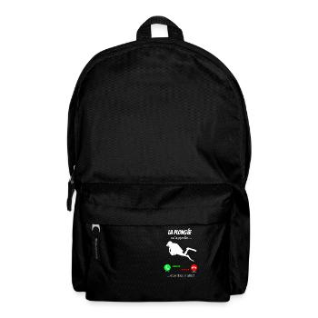 Tauchen ruft mich - Rucksack - Schwarz - Vorne