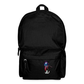 Biathlon sport art #biathlon #sport - Backpack - black - Front
