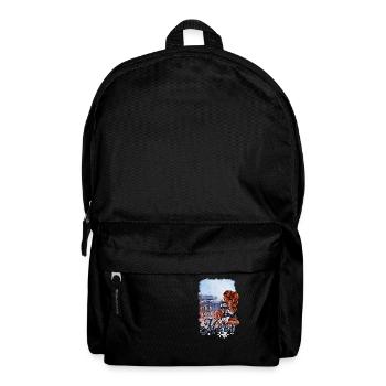 Ich will Meer – maritimes Mädchen Design - Rucksack - Schwarz - Vorne