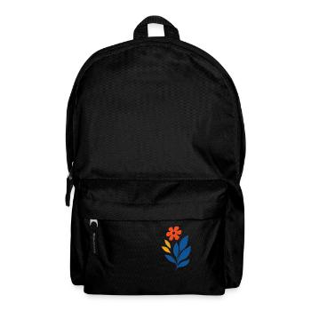 Floral power – powerful & creative - Backpack - black - Front