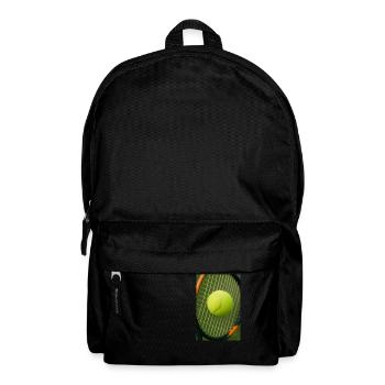 Sportarten - Tennis - Rucksack - Schwarz - Vorne