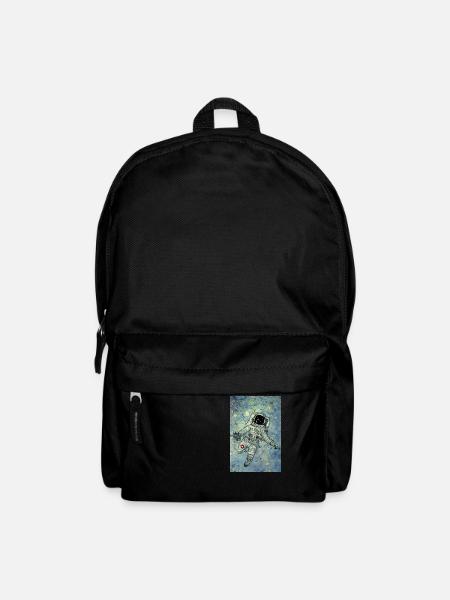 Astronaut mit Plasma2 - Rucksack - Schwarz