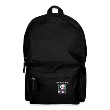 Es wird dramatische lustige sarkastische Humor -Sa - Rucksack - Schwarz - Vorne