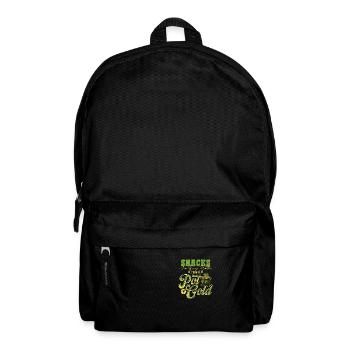 Snacks Are Better Than A Pot Of Gold St Patricks - Backpack - black - Front