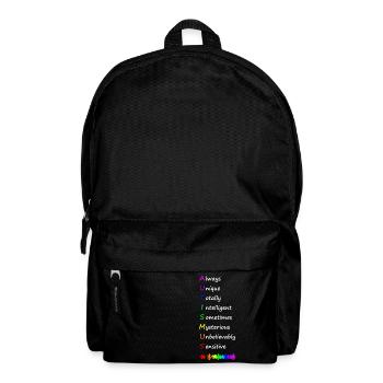 Autismus - Rucksack - Schwarz - Vorne