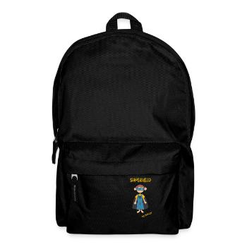 Superheld - Rucksack - Schwarz - Vorne