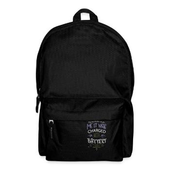 forester birthday present idea sayings geek - Rucksack - Schwarz - Vorne