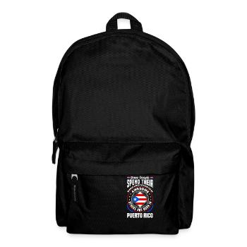 Puerto Rico Puerto Rican Boricua Puerto Rico Flag - Backpack - black - Front