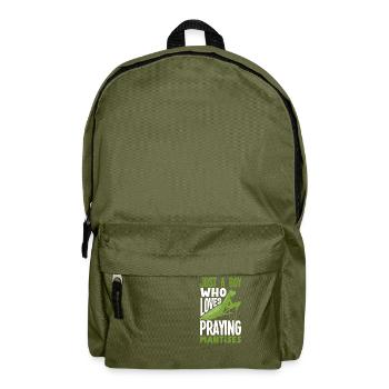 Collectionneur d’insectes juste un garçon qui aime prier - Sac à dos - vert olive - Devant