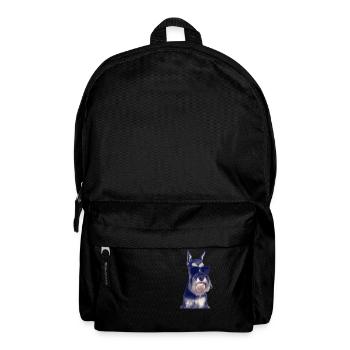 Miniature Schnauzer - Backpack - black - Front
